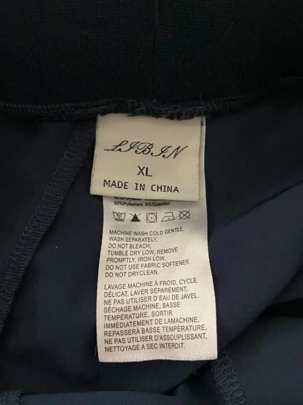 Performance Joggers Navy Blue Size XL Athletic Casual Gym Workout Loungewear